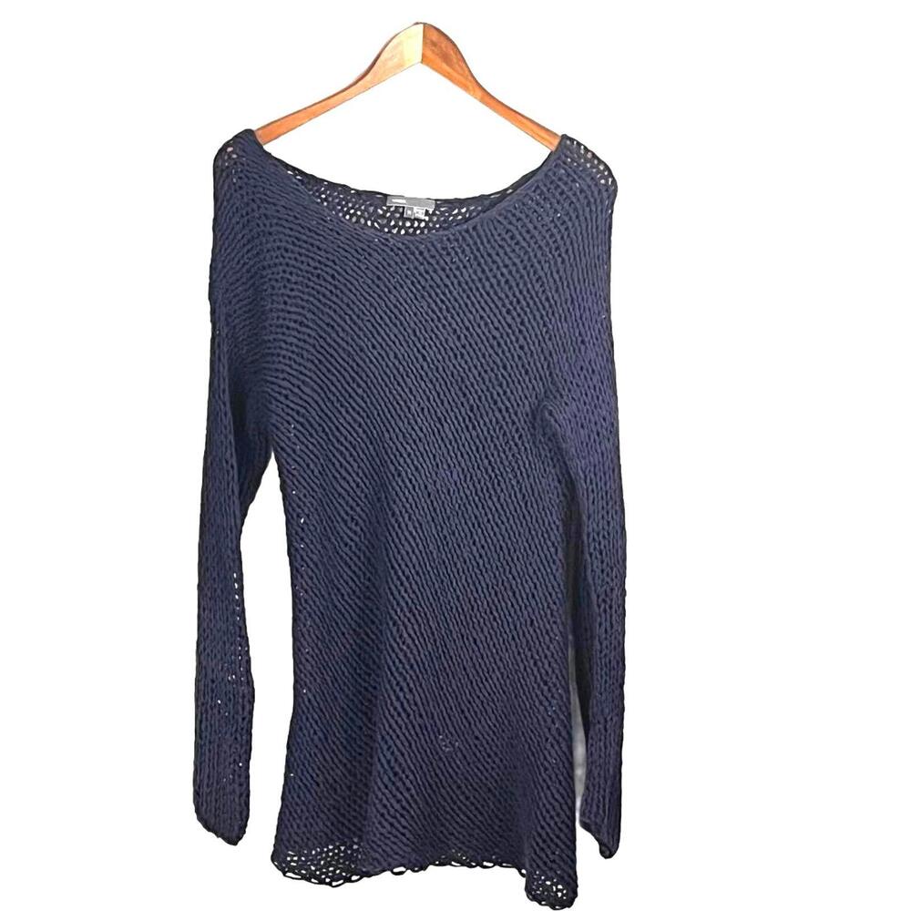 Vince Women's Navy Nautical Sweater - Size‎ M